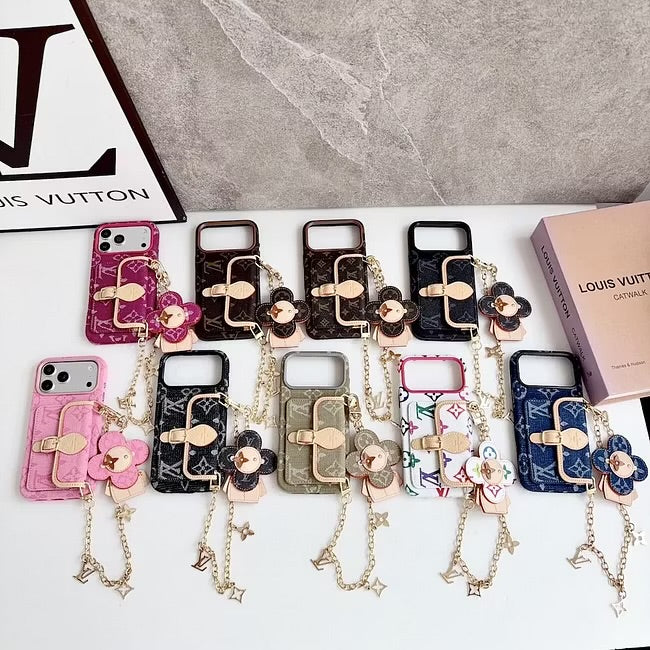 L Chain iPhone case Purse