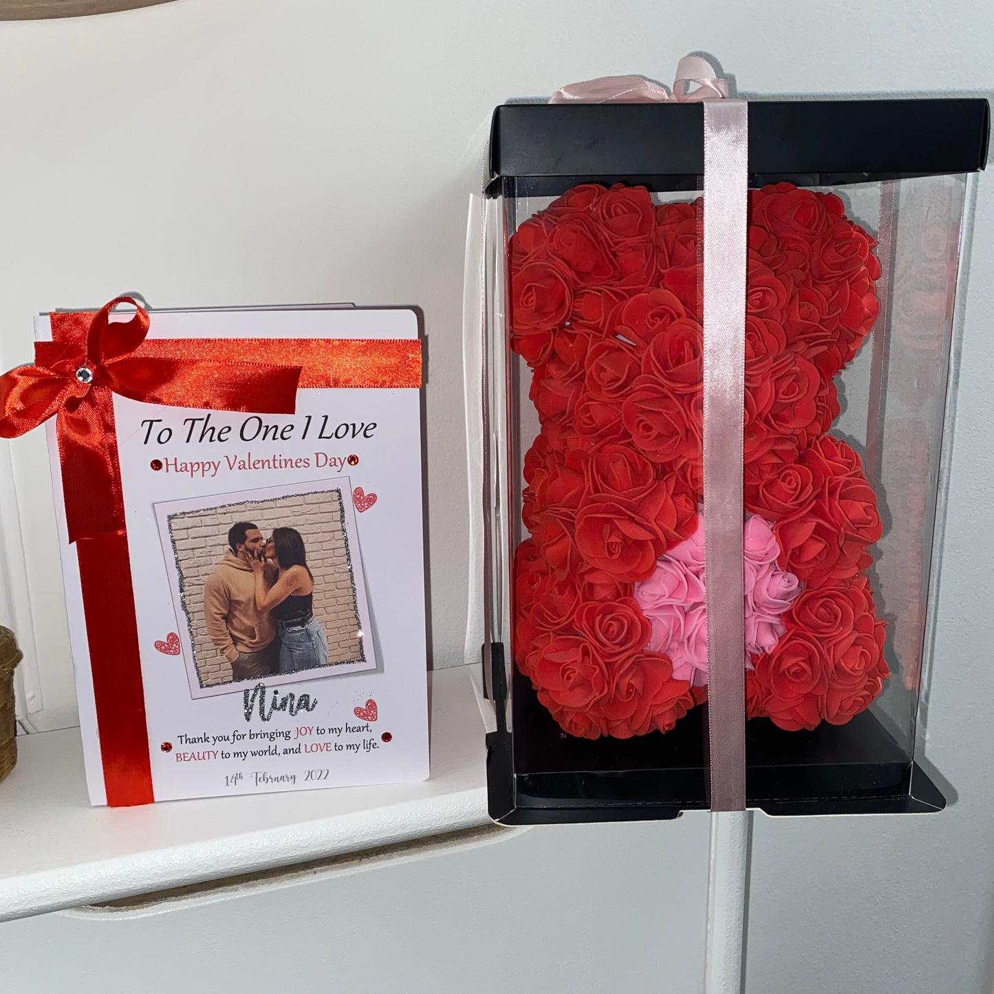 Rose Bear & Card 2pc Bundle