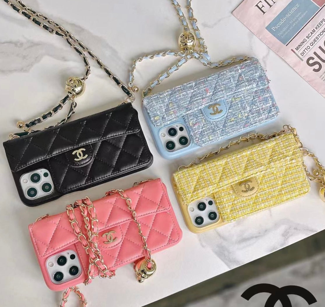 Ceecee Chain iPhone case Purse Wallet