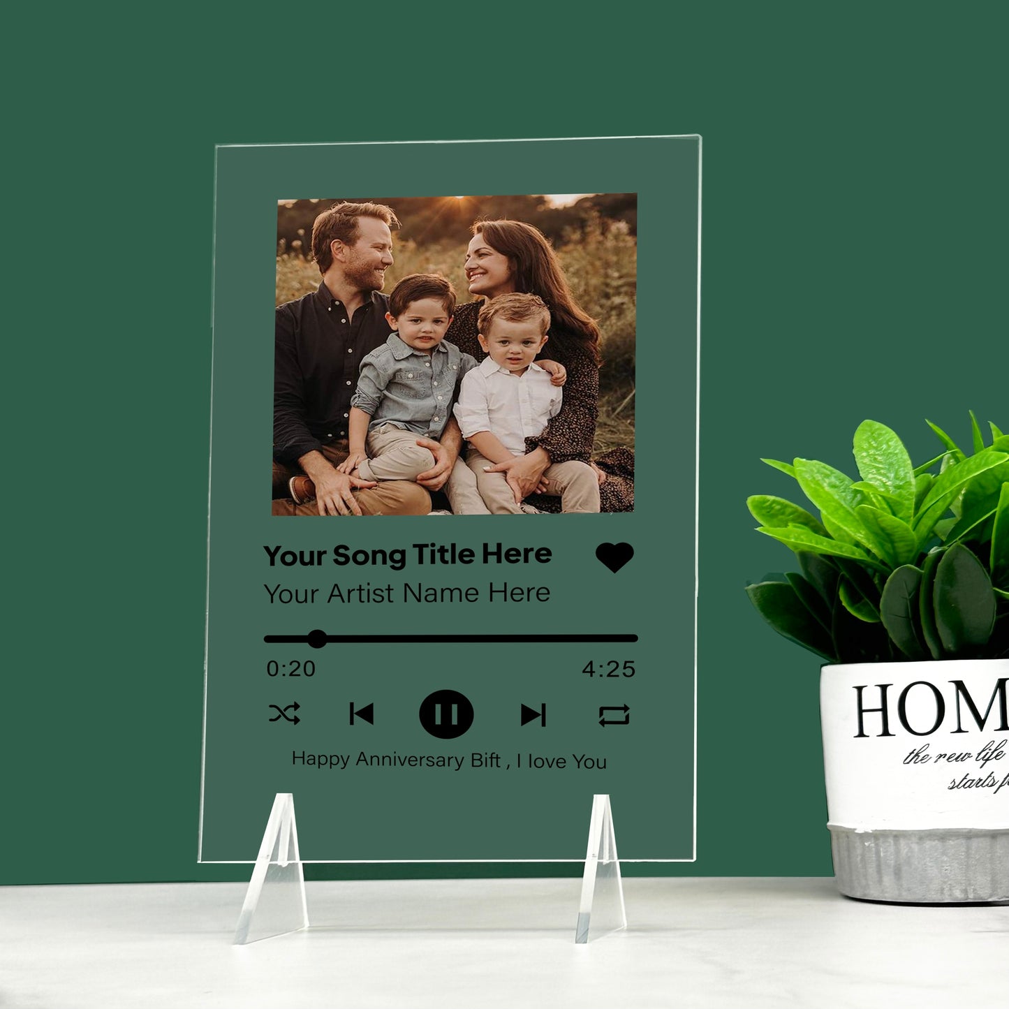 Personalised Spotify Music Gift Plaque