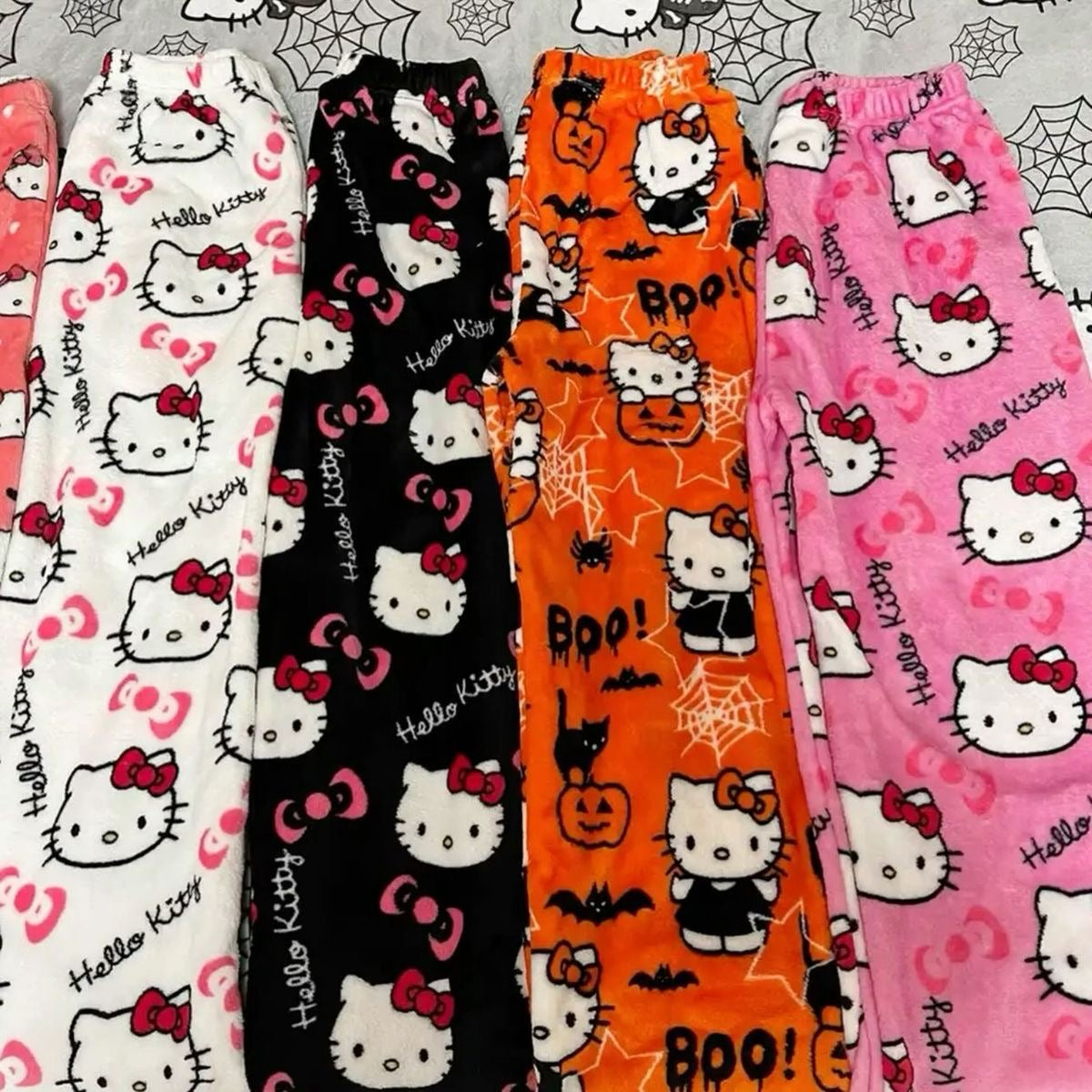 Hello Kitty Pyjamas Women Flannel Pants