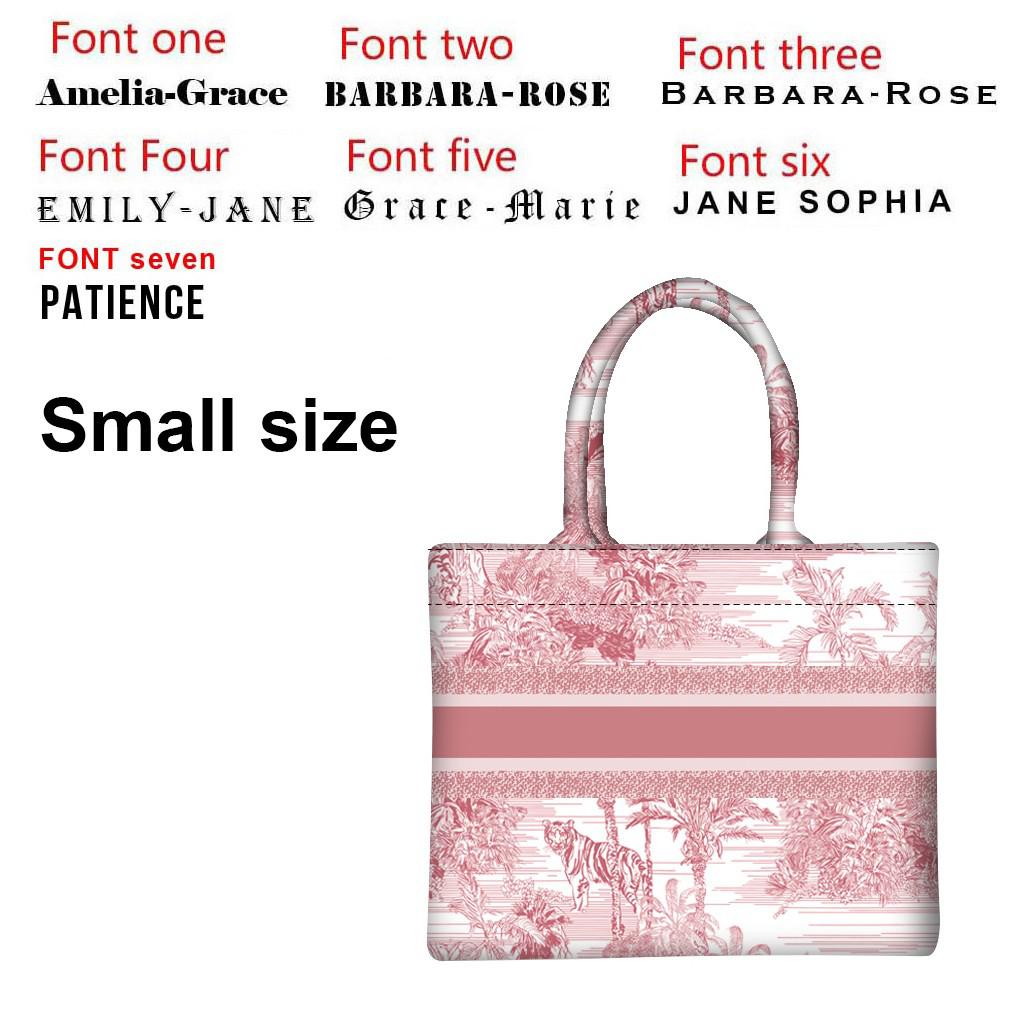 Medium Artistic Printed Linen tote bag