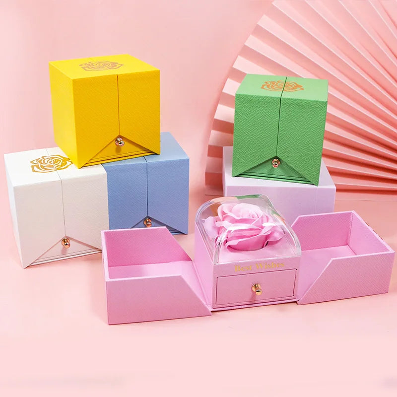 Eternal Soap Flower Rose Gift Box