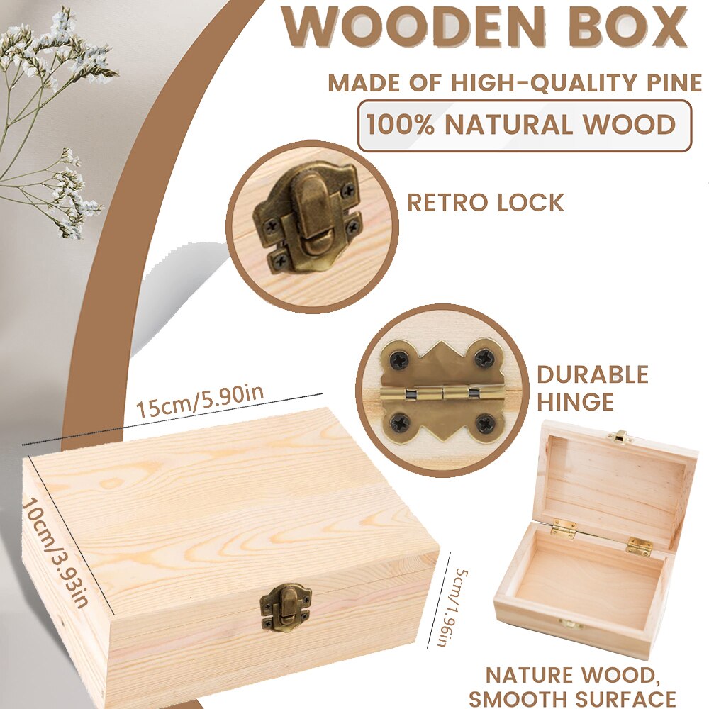 Custom Baby Wooden Memory Box