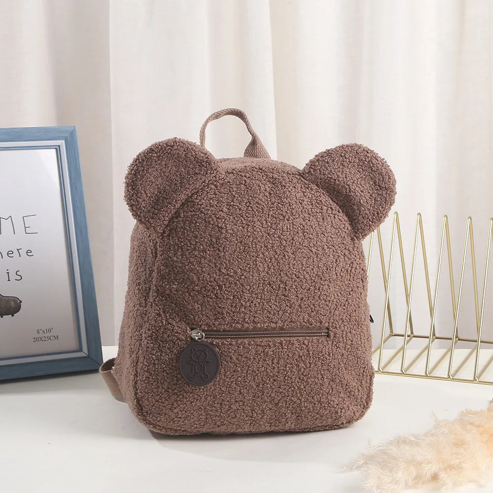 Personalised Hand-Embroidered Teddy Bear Backpack