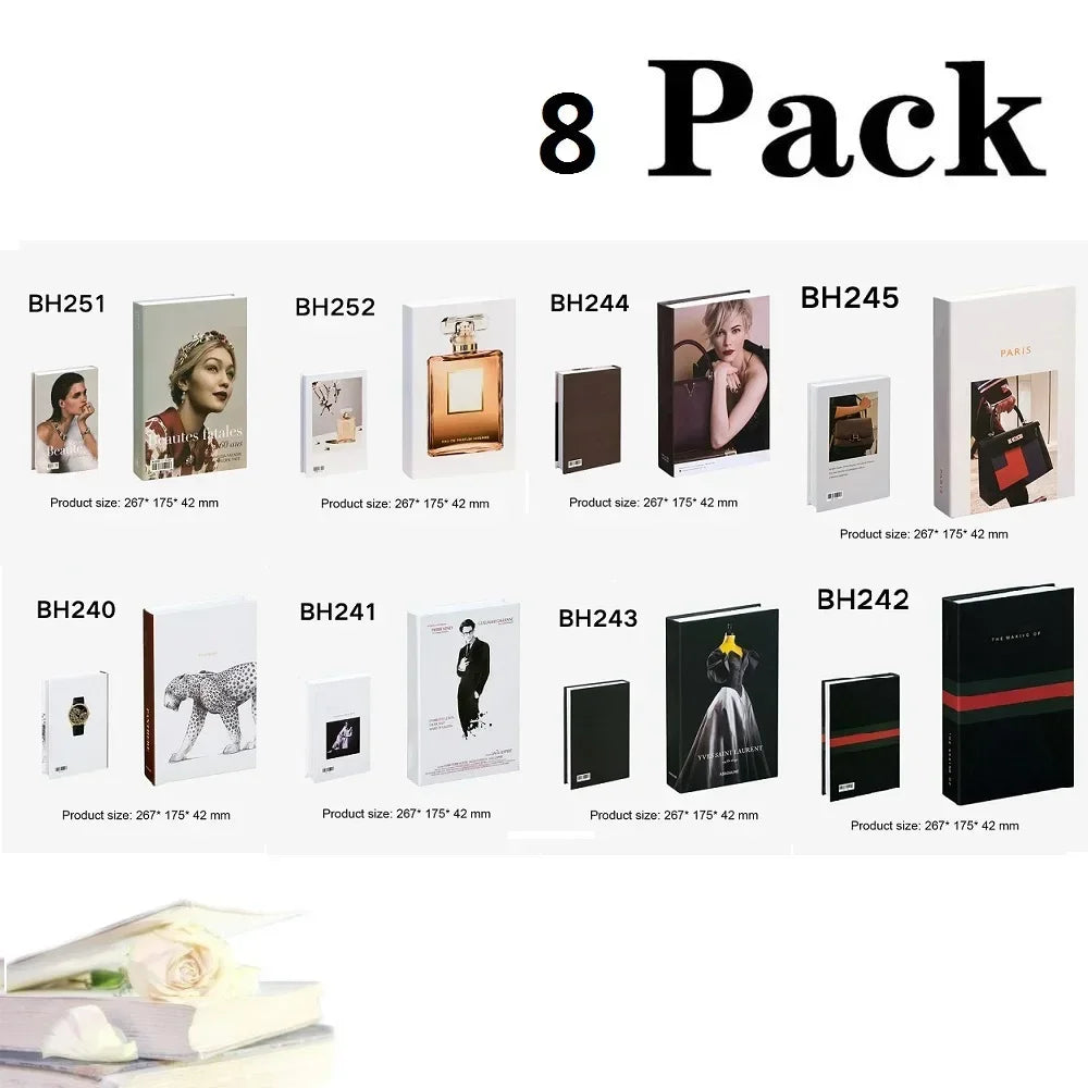9pc Books For Home Decorative
