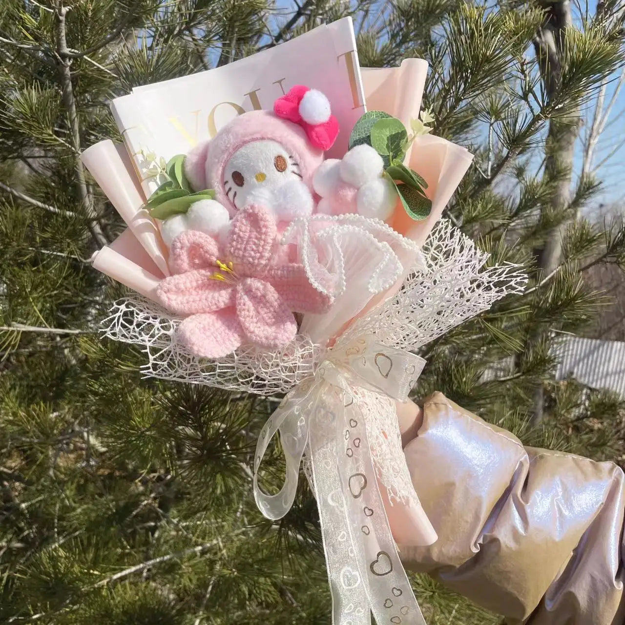 Hello kitty Plush Doll Bouquet