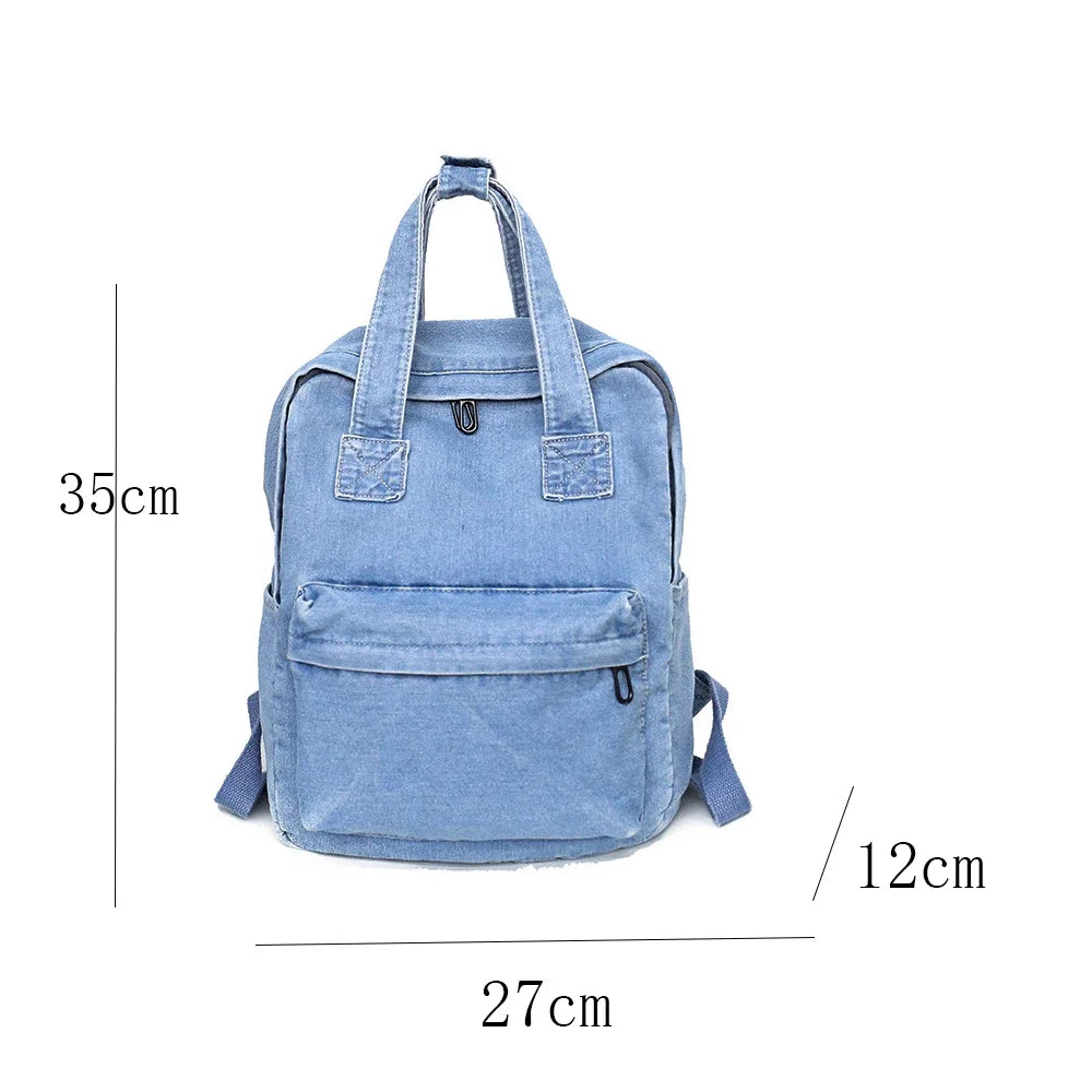 Denim Backpack Personalised