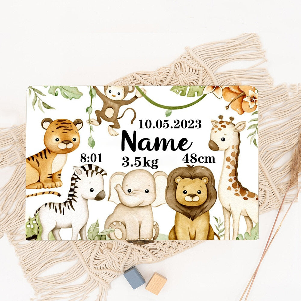Personalised Baby Wooden Memory Box
