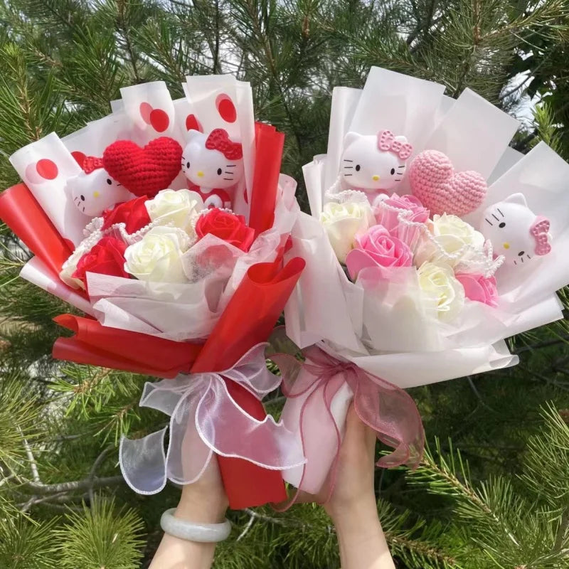 Hello kitty Flowers Plush Bouquet
