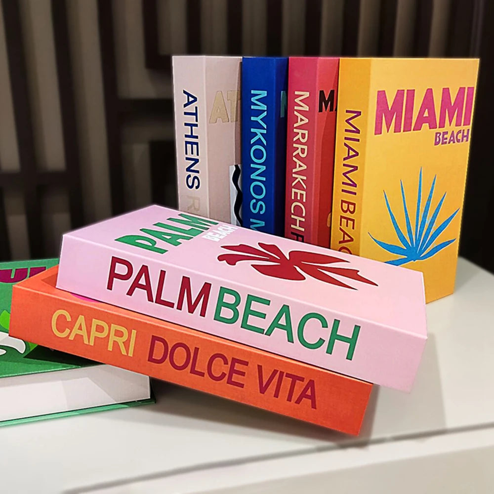 Vacation Series Luxury Decor Books