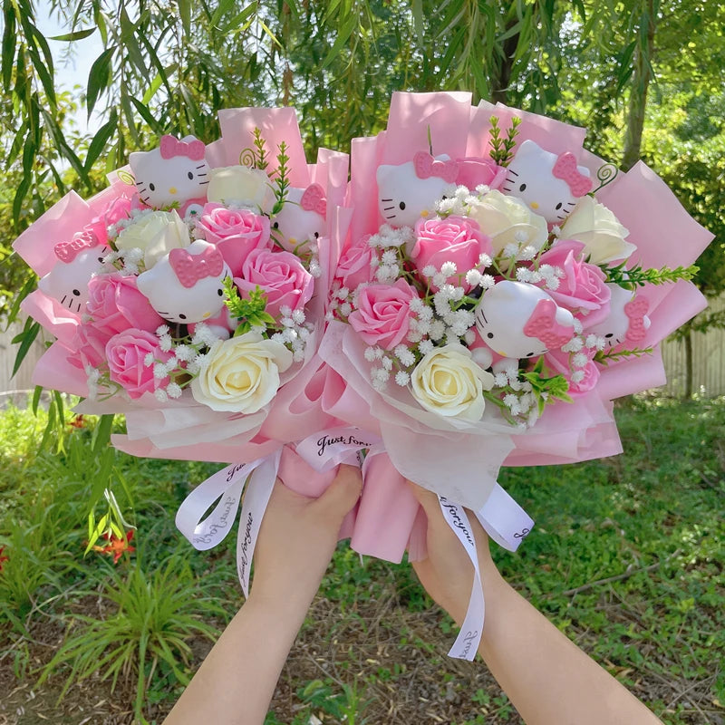 Hello kitty Flowers Plush Bouquet