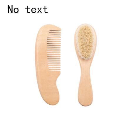 Personalised Baby Girl Comb Bath Wooden Set