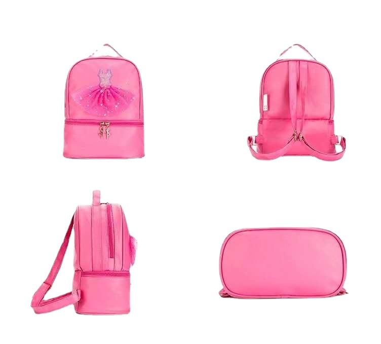 Personalised Ballet Bag for Girl Ballerina Dance Bag Backpack