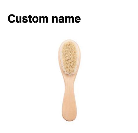 Personalised Baby Girl Comb Bath Wooden Set