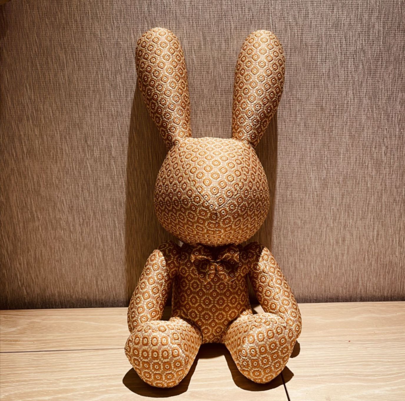 Pattern Stuffed Rabbit Toys Teddy Ornaments