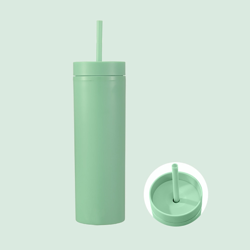 Personalised 16oz Matte Tumbler With Straw