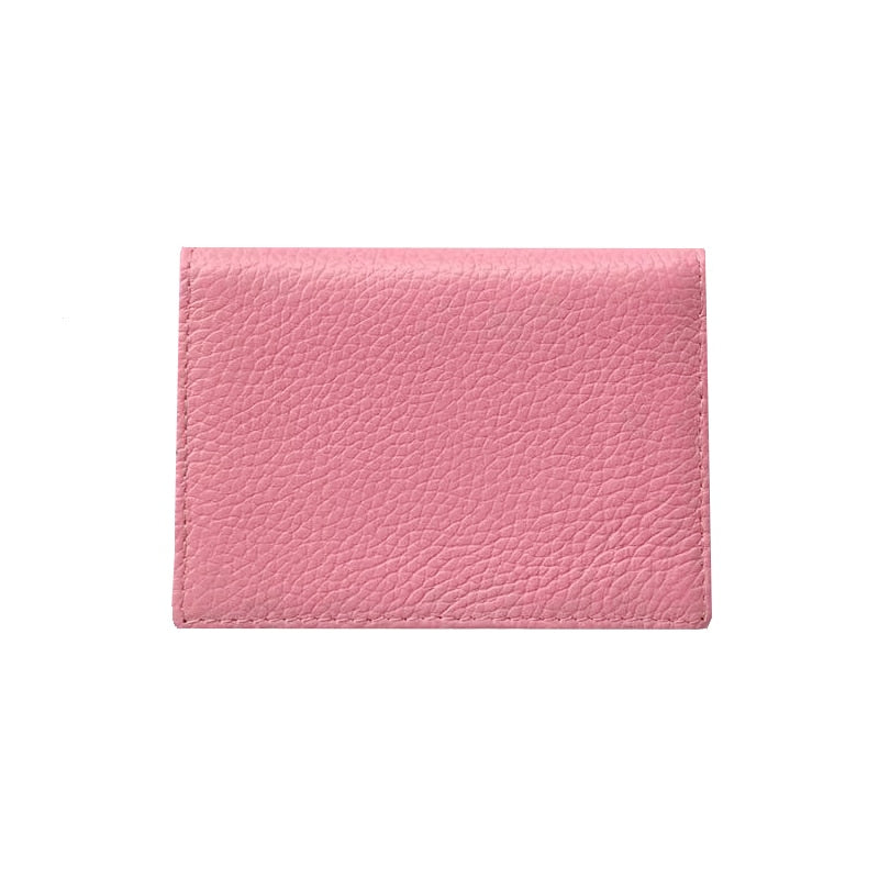 Custom Genuine Cow Leather Card Holder Purse