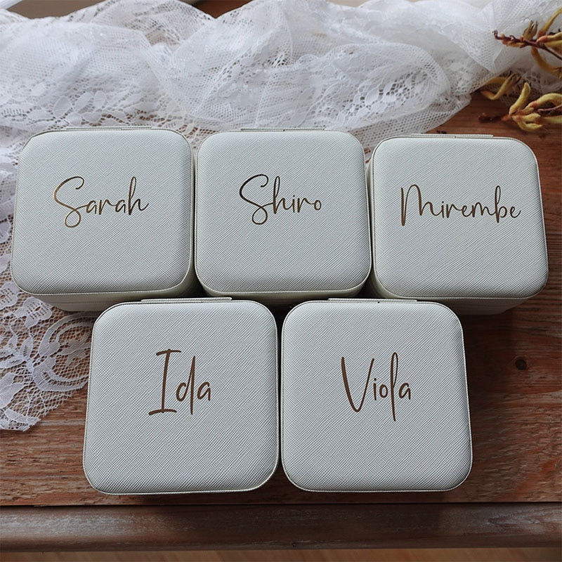 Personalised Travel Jewelry Case Gift