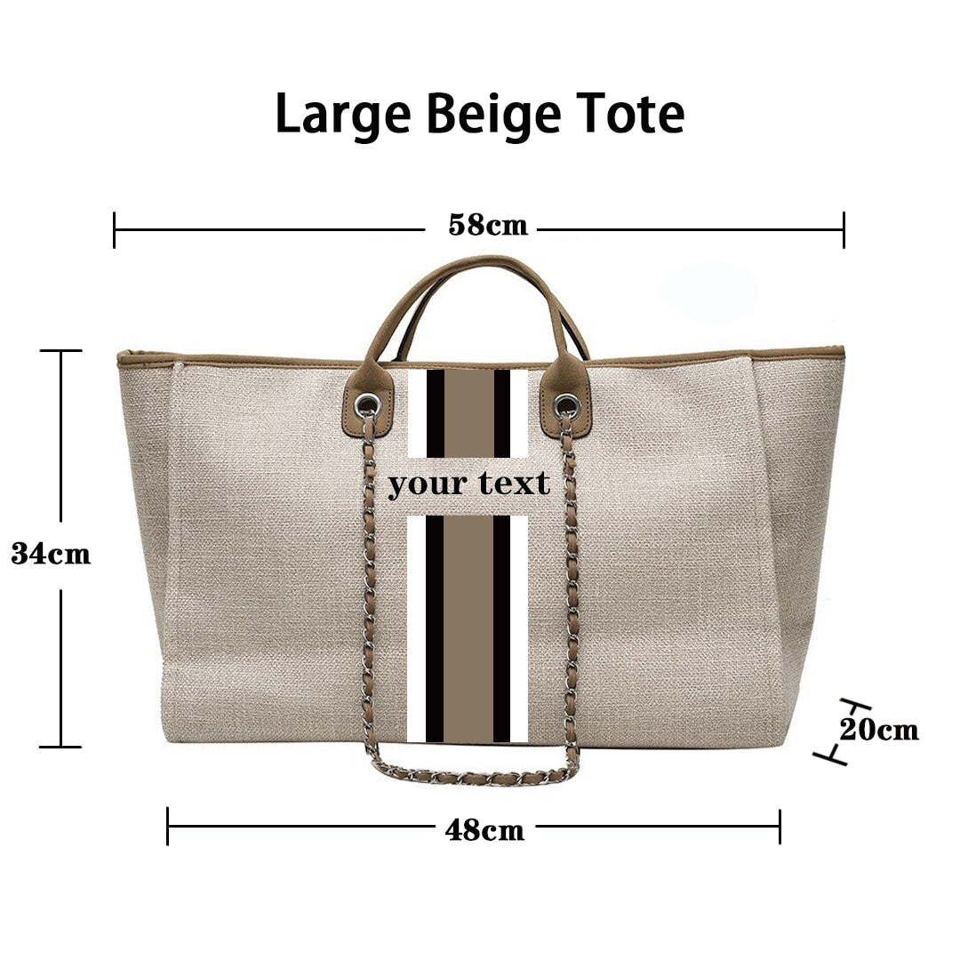 Personalised Monogram Tote Bag