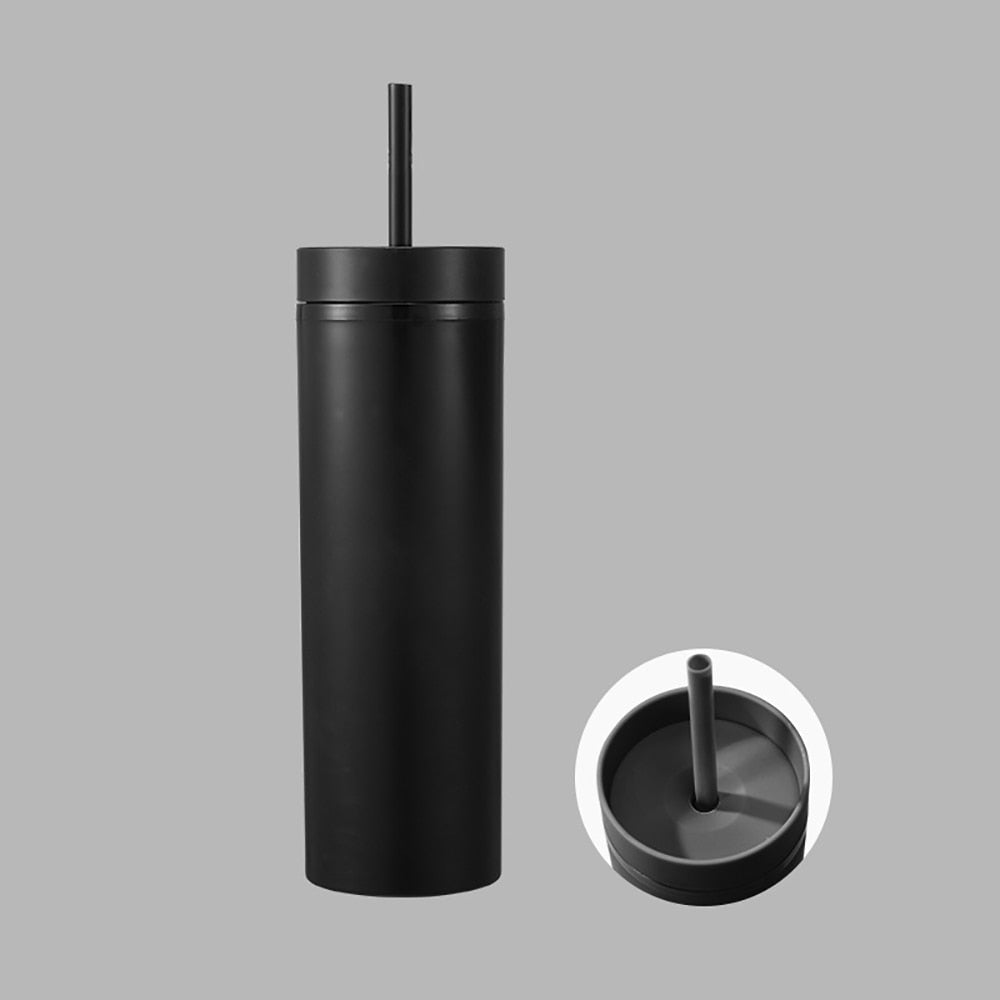 Personalised 16oz Matte Tumbler With Straw