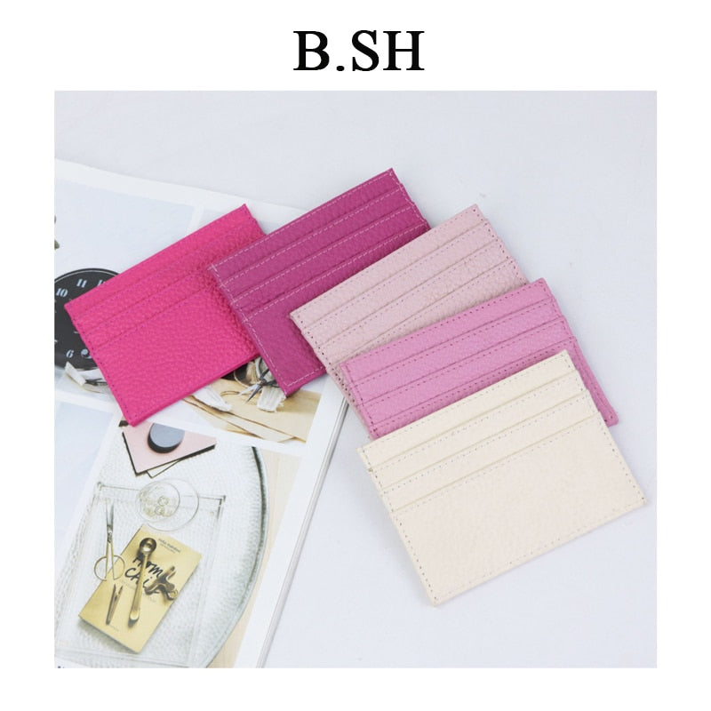 Monogrammed Initials Classic Wallet Genuine Cow Leather