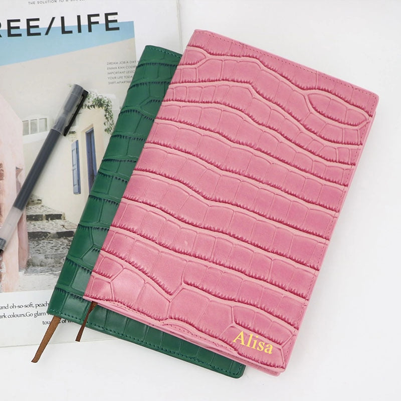 Custom Croc PU Leather Notebook