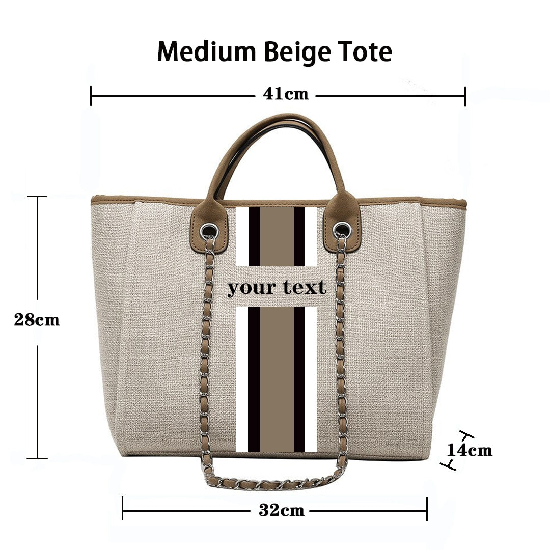 Personalised Monogram Tote Bag