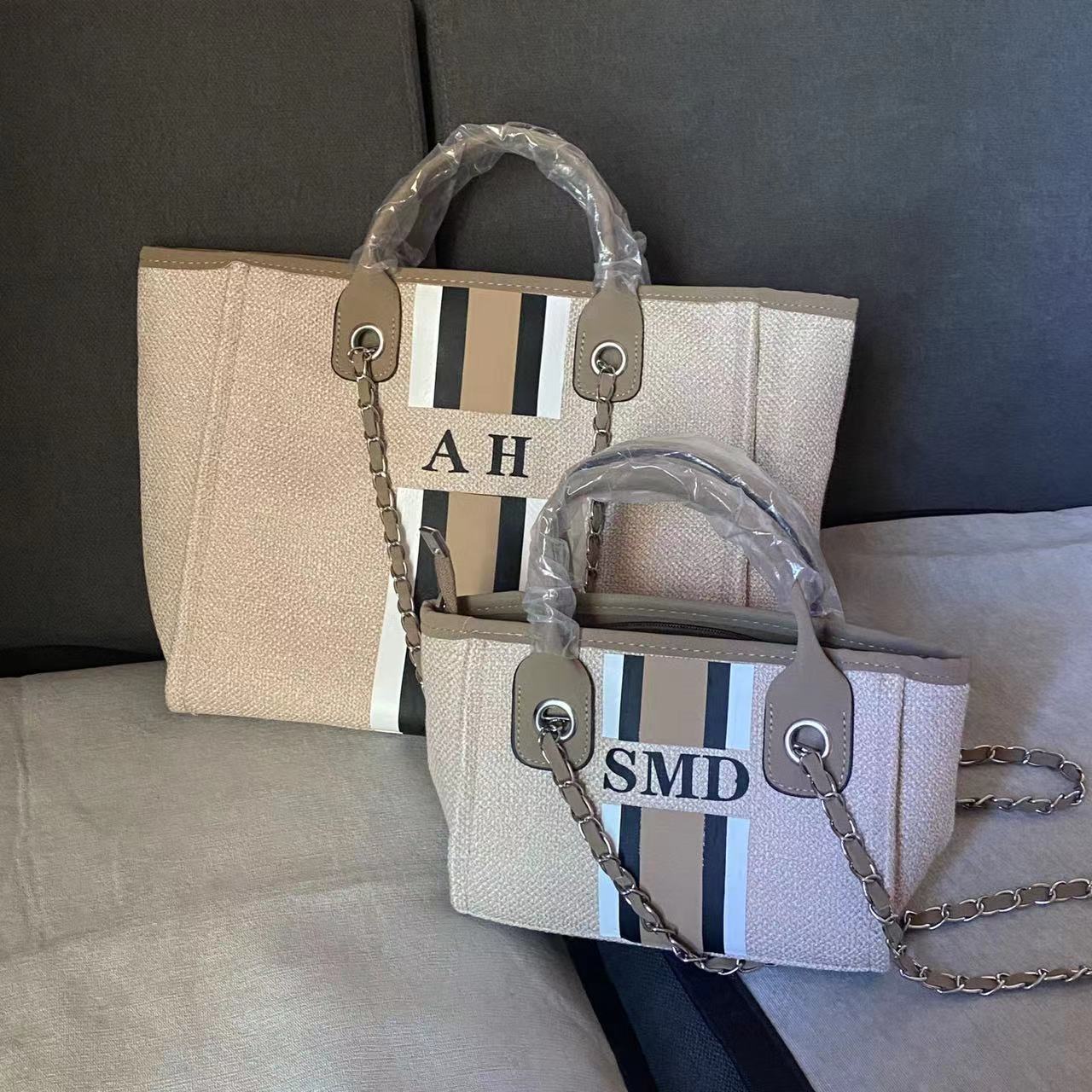 Personalised Monogram Tote Bag