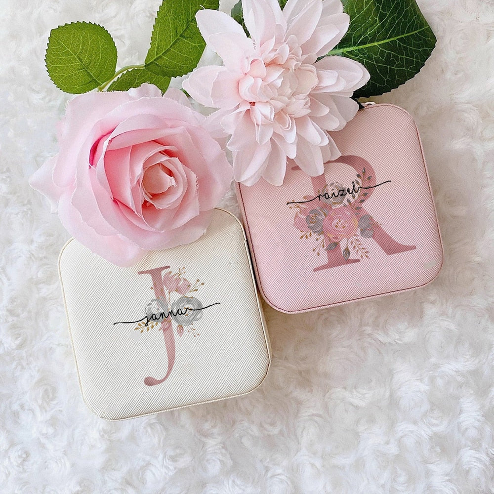 Personalised Custom Jewellery Box Gifts Case with Name