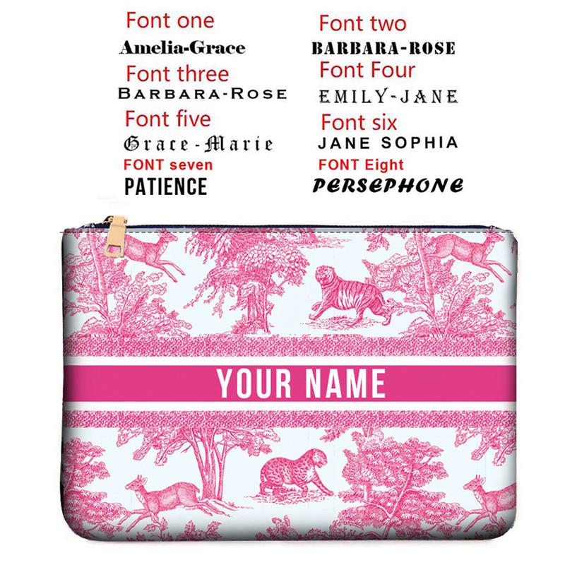 Custom Pattern Clutch Pouch Bag