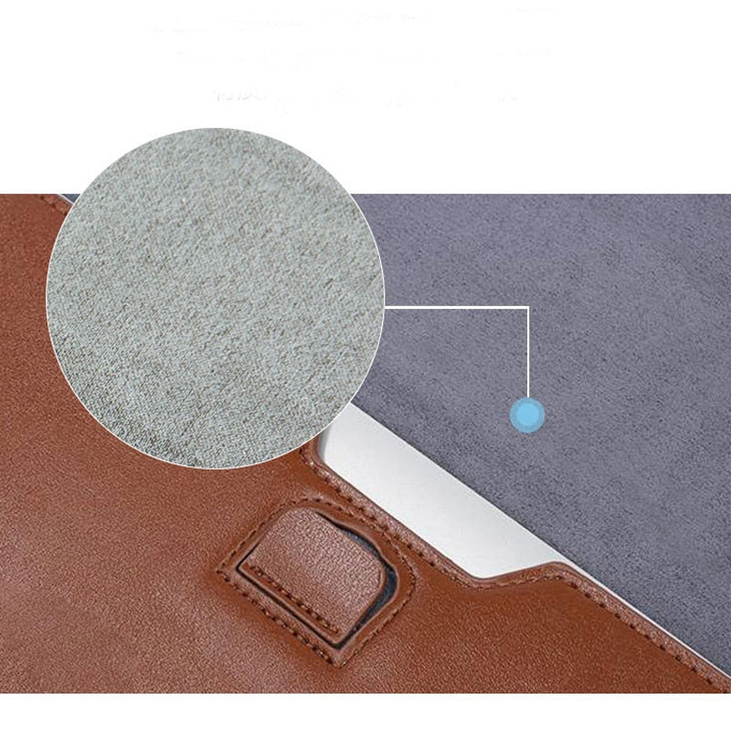 Custom Leather Laptop Sleeve For Macbook Cover Laptop Bag