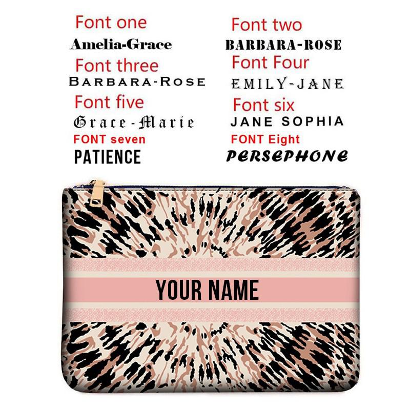 Custom Pattern Clutch Pouch Bag