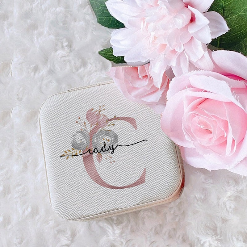Personalised Custom Jewellery Box Gifts Case with Name