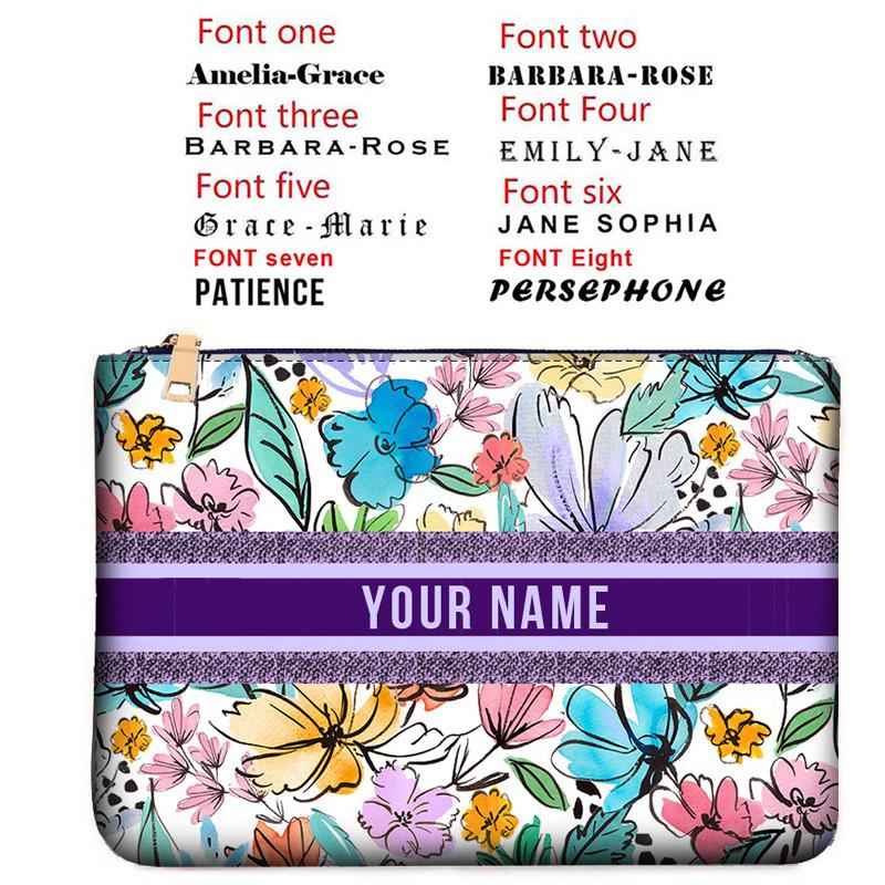 Custom Pattern Clutch Pouch Bag