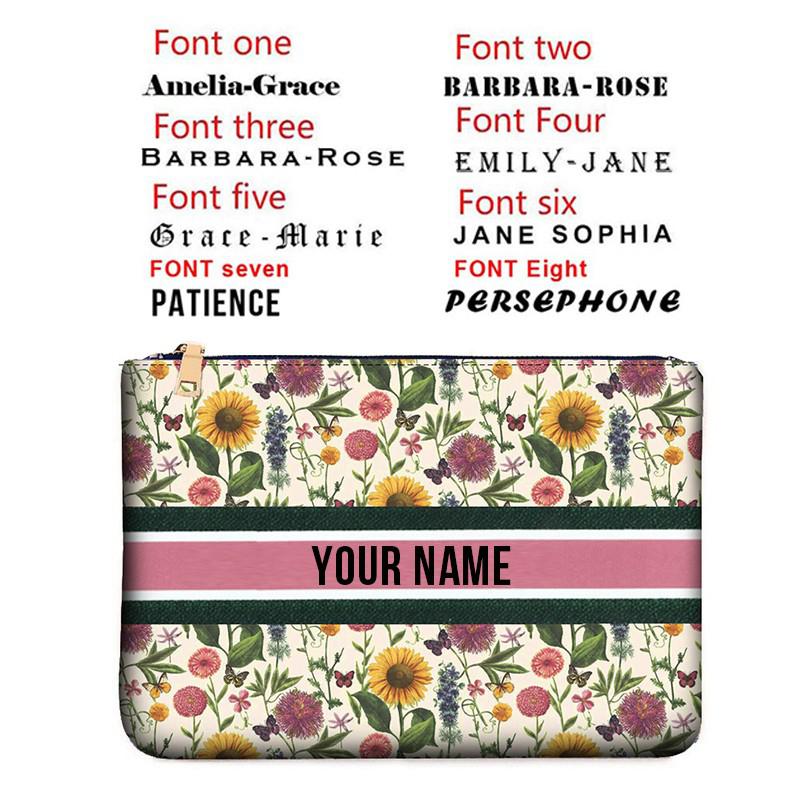 Custom Pattern Clutch Pouch Bag