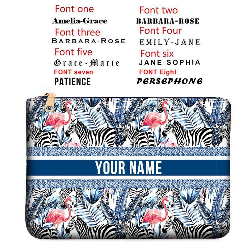 Custom Pattern Clutch Pouch Bag