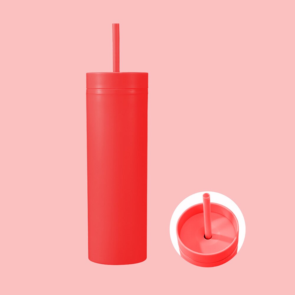 Personalised 16oz Matte Tumbler With Straw