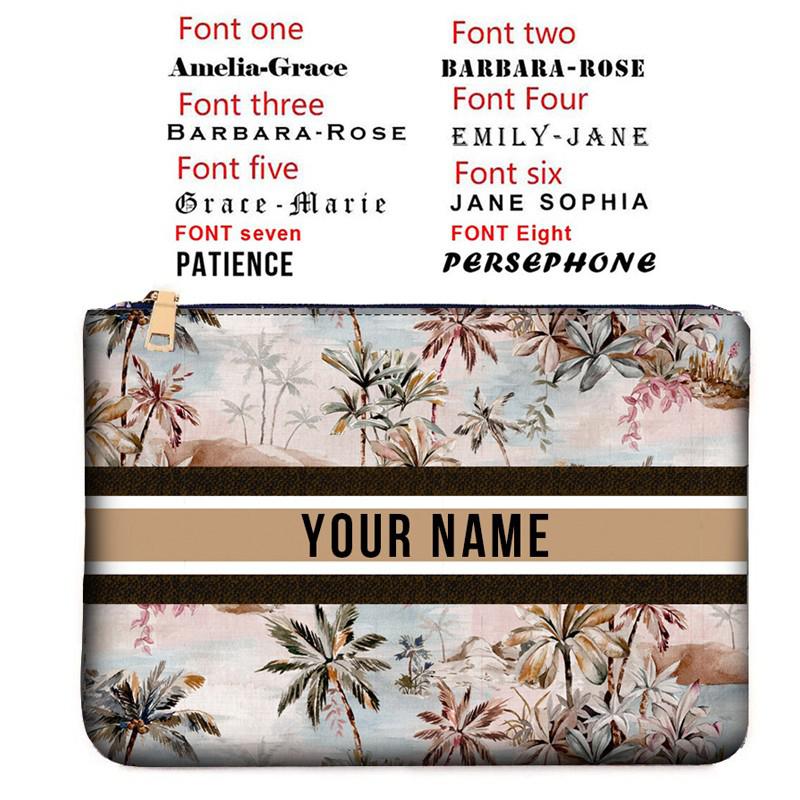 Custom Pattern Clutch Pouch Bag