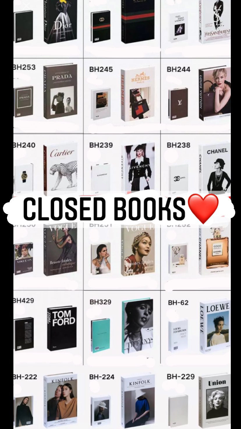 TF Black Decor Fashion Book
