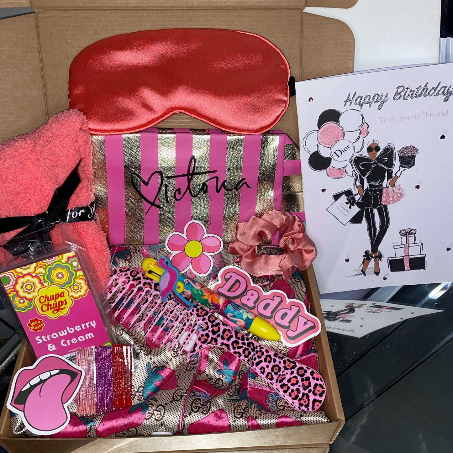 Strawberry GG Pink Pyjama Gift Box