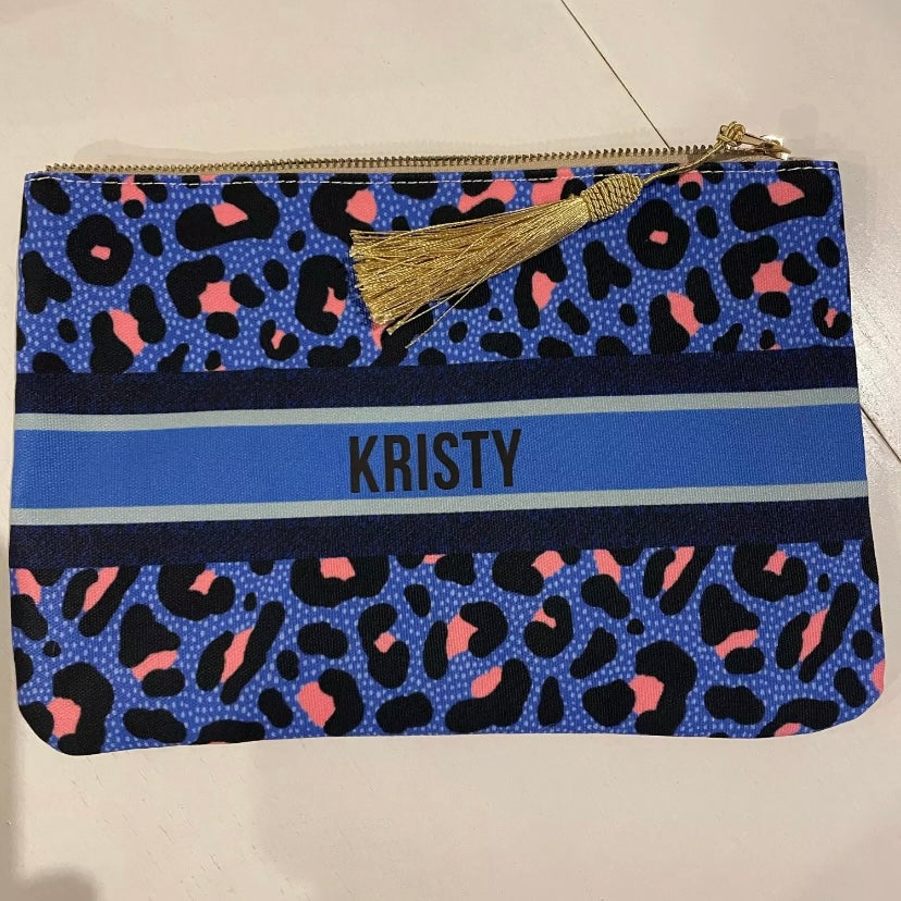 Custom Pattern Clutch Pouch Bag