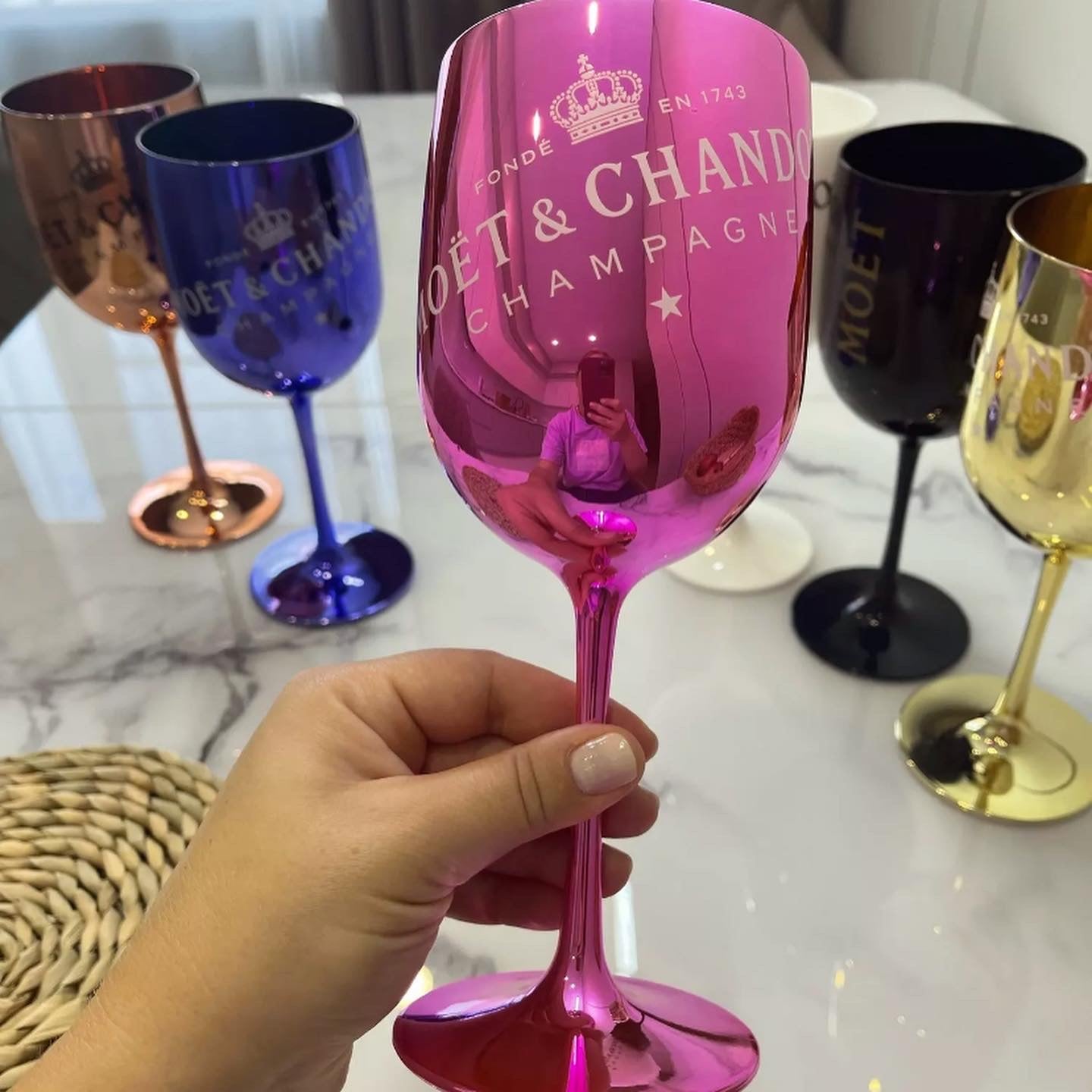 Moet Wine Cups Glass