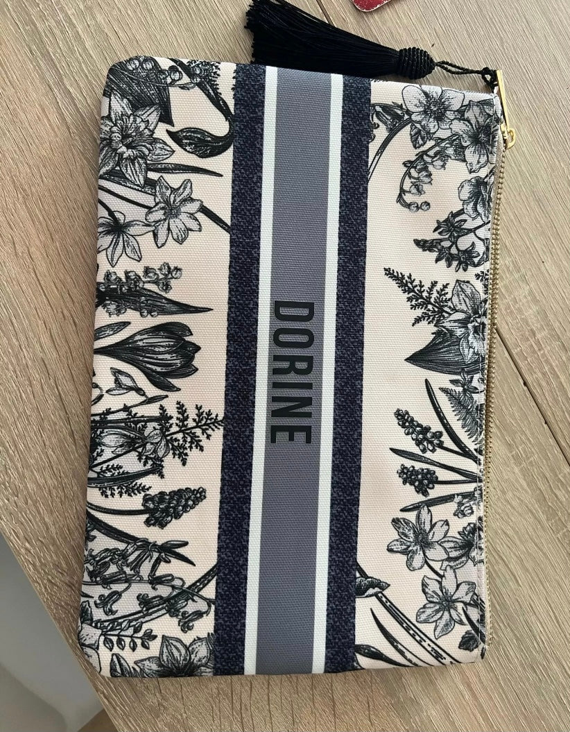 Custom Pattern Clutch Pouch Bag