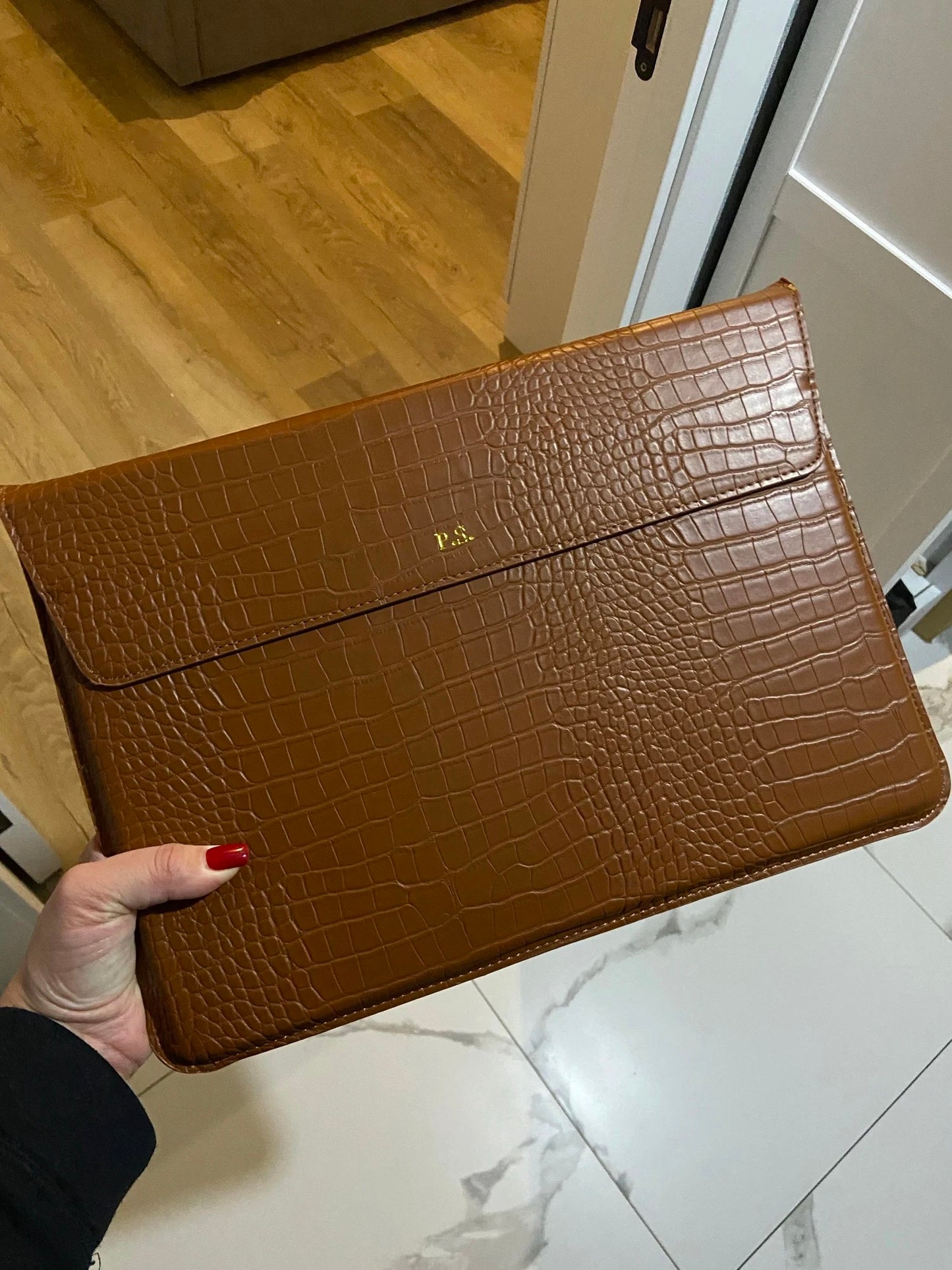 Custom Leather Laptop Sleeve For Macbook Cover Laptop Bag