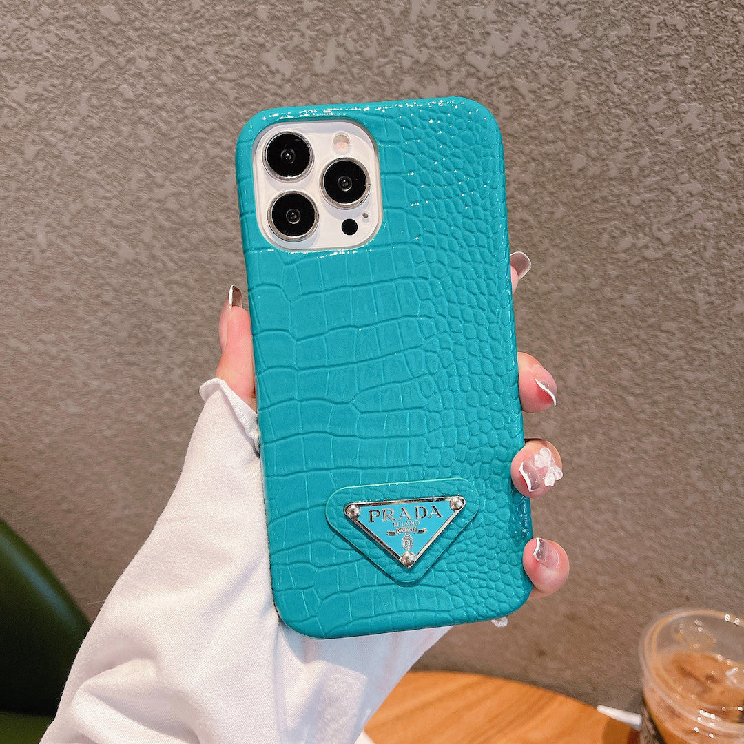 Rara Shiny Croc Pattern iPhone case