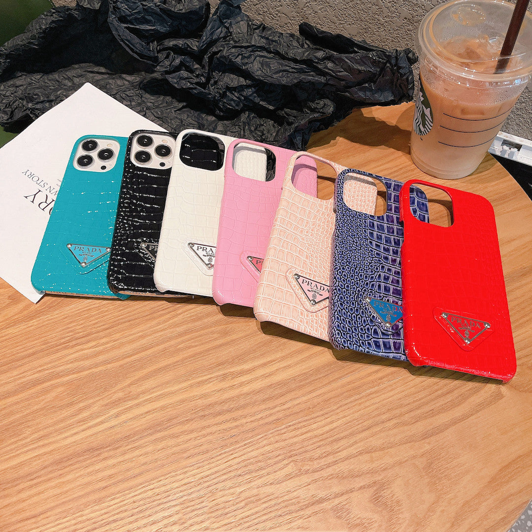 Rara Shiny Croc Pattern iPhone case