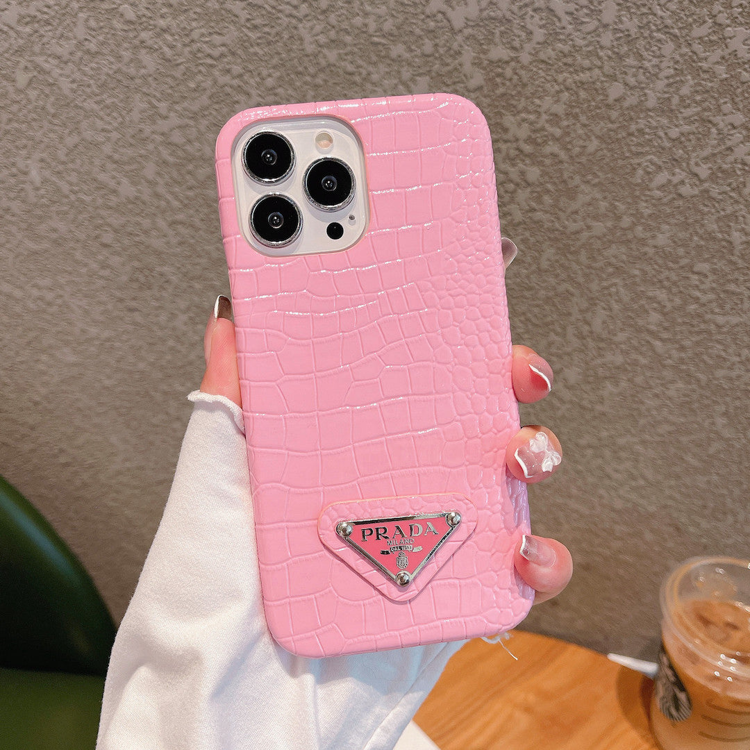 Rara Shiny Croc Pattern iPhone case