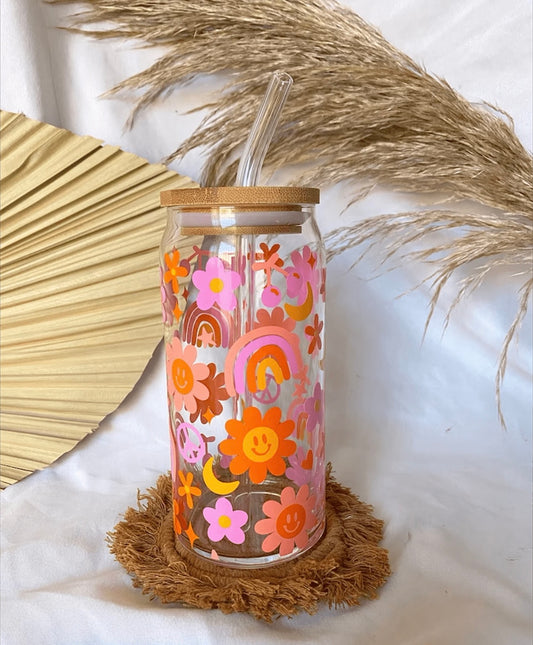 Rainbow Printed Coffee Cup