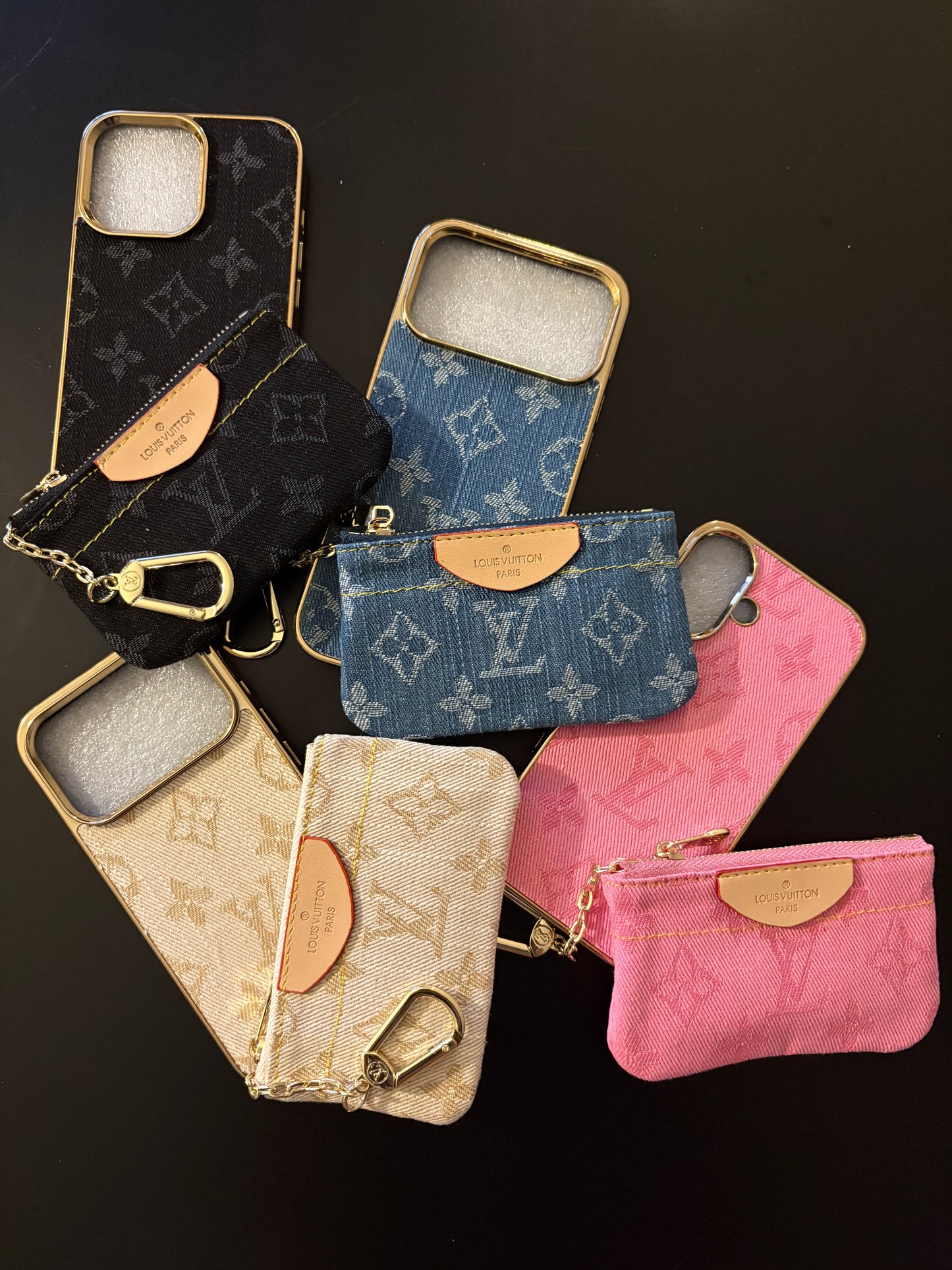 Louie 2pc Set (Phone Case & Coin Purse)